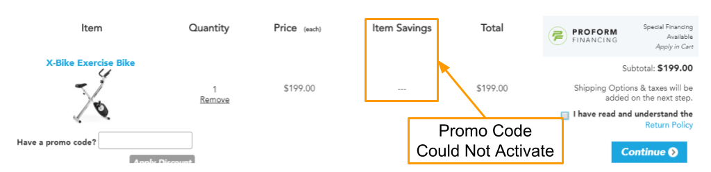 ProForm X Bike Coupon and Promo Code (1)